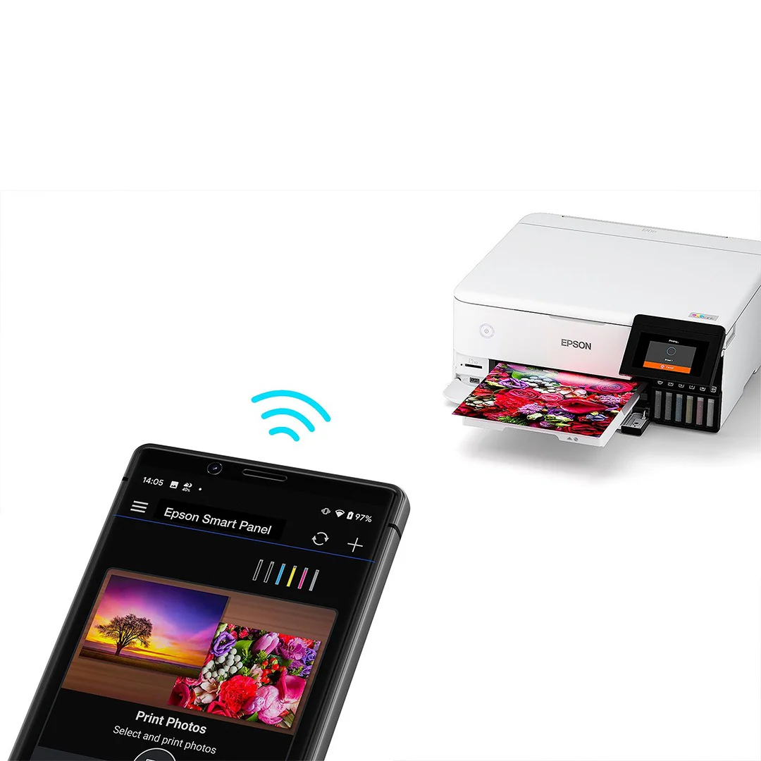 Epson EcoTank L8160 A4 Photo Color Borderless Printer + Free ITCARE 8GB Flash Drive - Image 7
