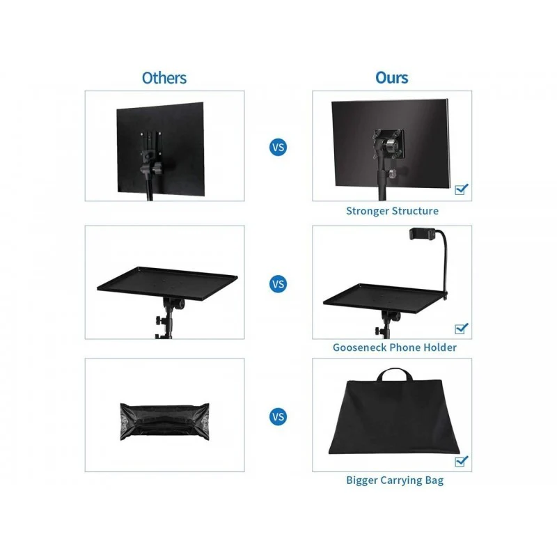 Foldable & Adjustable Tripod Stand for Laptop/Projector - Image 3