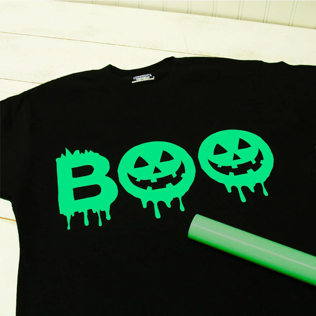 Glow-in-the-Dark Neon Green Vinyl Sticker Roll – 50cm x 1m - Image 3