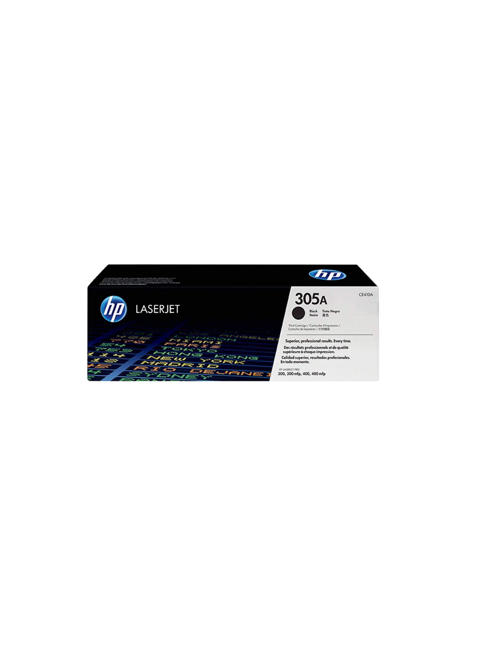 HP 305A Black LaserJet Toner Cartridge – (CE410A)