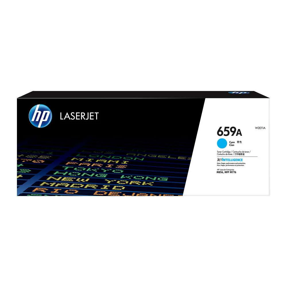 HP 659A Cyan Toner Cartridge – 16K Pages / Cyan Color / Toner Cartridge – (W2011A)