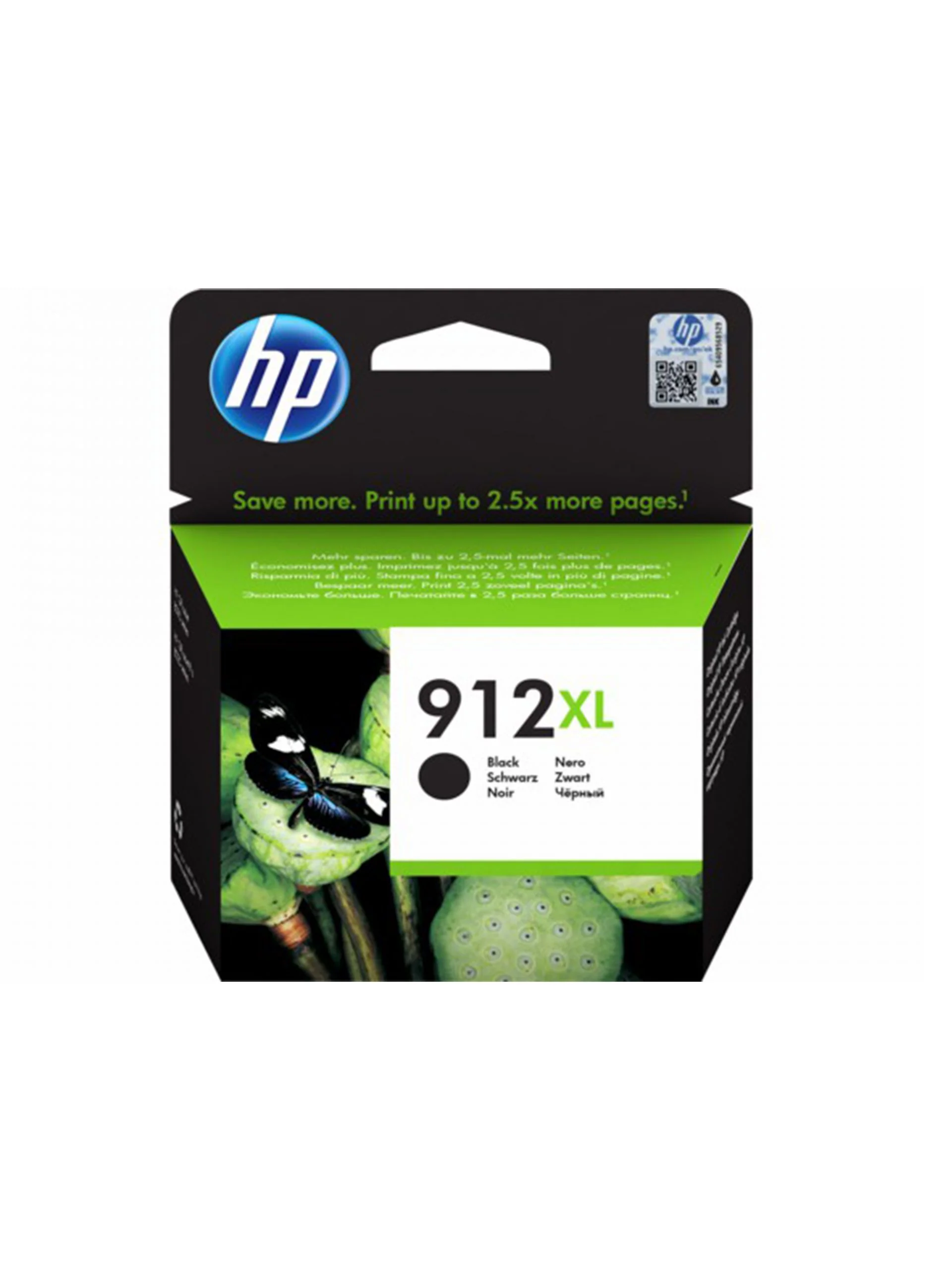 HP 912XL High Yield Black Ink Cartridge – 825 Pages / 21.7 ml / Black Color / Ink Cartridge