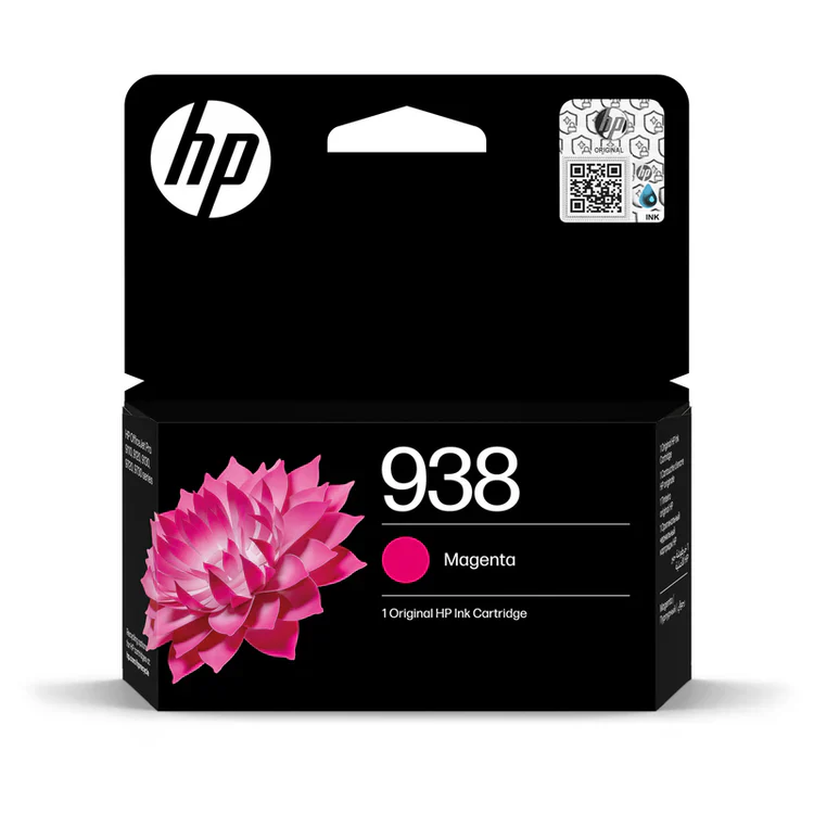 HP 938 Magenta Ink Cartridge - 800 Pages yield