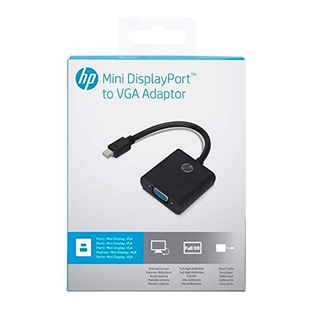 HP Mini Display Port to VGA Adapter, Digital/Display/Video - Image 4