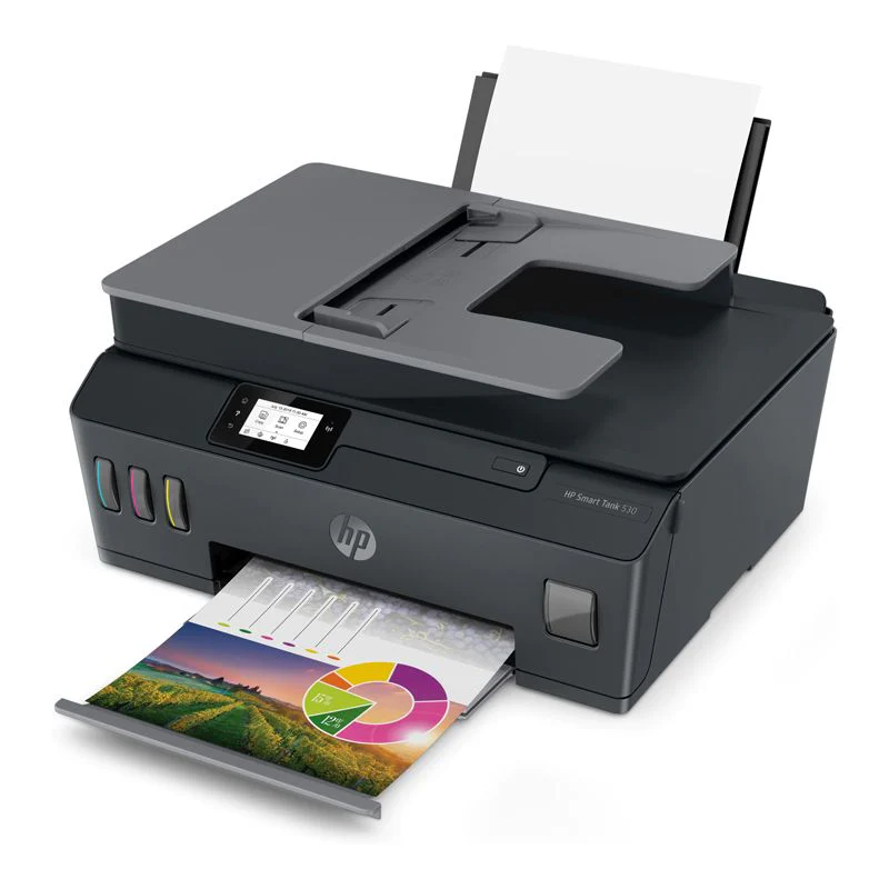 HP Smart Tank Printer 530 Wireless AIO – 11ppm / 4800dpi / A4 / USB / Wi-Fi / Bluetooth / Color Inkjet + Free ITCARE 8GB Flash Drive - Image 3