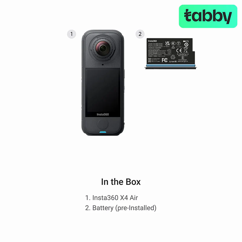 Insta360 X4 Air 8K 360° Action Camera – Arctic White (Standard Bundle)