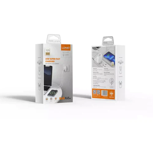 Ldnio A3511Q 65W GaN Super Fast Charger with USB-C to Lightning Cable - Image 5