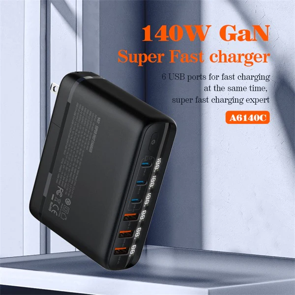 Ldnio A6140C 140W GaN Super Fast Desktop Charger - Image 2
