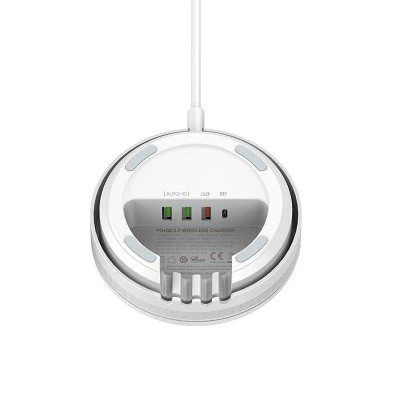 Ldnio AW003 32W Desktop Wireless Fast Charging Station – 32W / White - Image 5