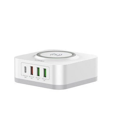 Ldnio AW004 32W Desktop Wireless Fast Charging Station – 32W / PD+QC / White - Image 4