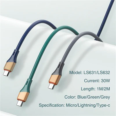 Ldnio LS631 Classic PVC Data Cable – USB3.0 to Type-C / 30W / 1m - Image 4