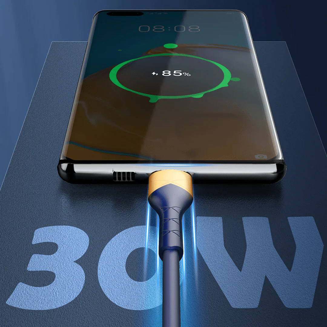 Ldnio LS802 Aluminium Alloy Cable 30W Fast Charging Data Cable – USB3.0 to Type-C / 2m - Image 4