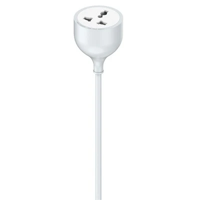 Ldnio SC1017 5M Extension Power Cord with Universal Socket 2500W – White - Image 2