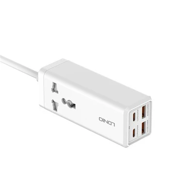 Ldnio SC1418 Desktop Power Extension Sockets – 65W / White - Image 5
