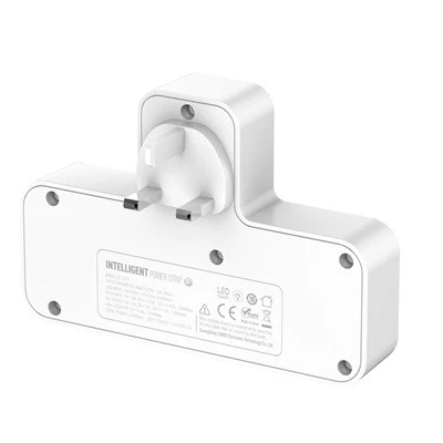 Ldnio SC2311 6 in 1 Power socket – 2 Way / USB-C / Night lamp / White - Image 3