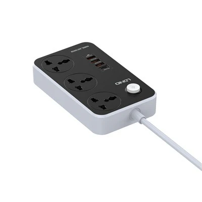 Ldnio SC3412 3 Extension Power Socket – 3 Way / USB / 2 Meters - Image 5