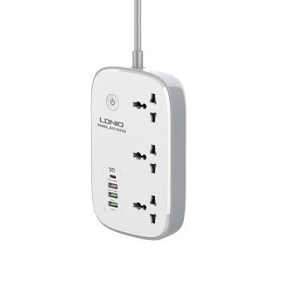 Ldnio SCW3451 3 AC Outlets Wi-Fi Smart Power Strip - Image 2