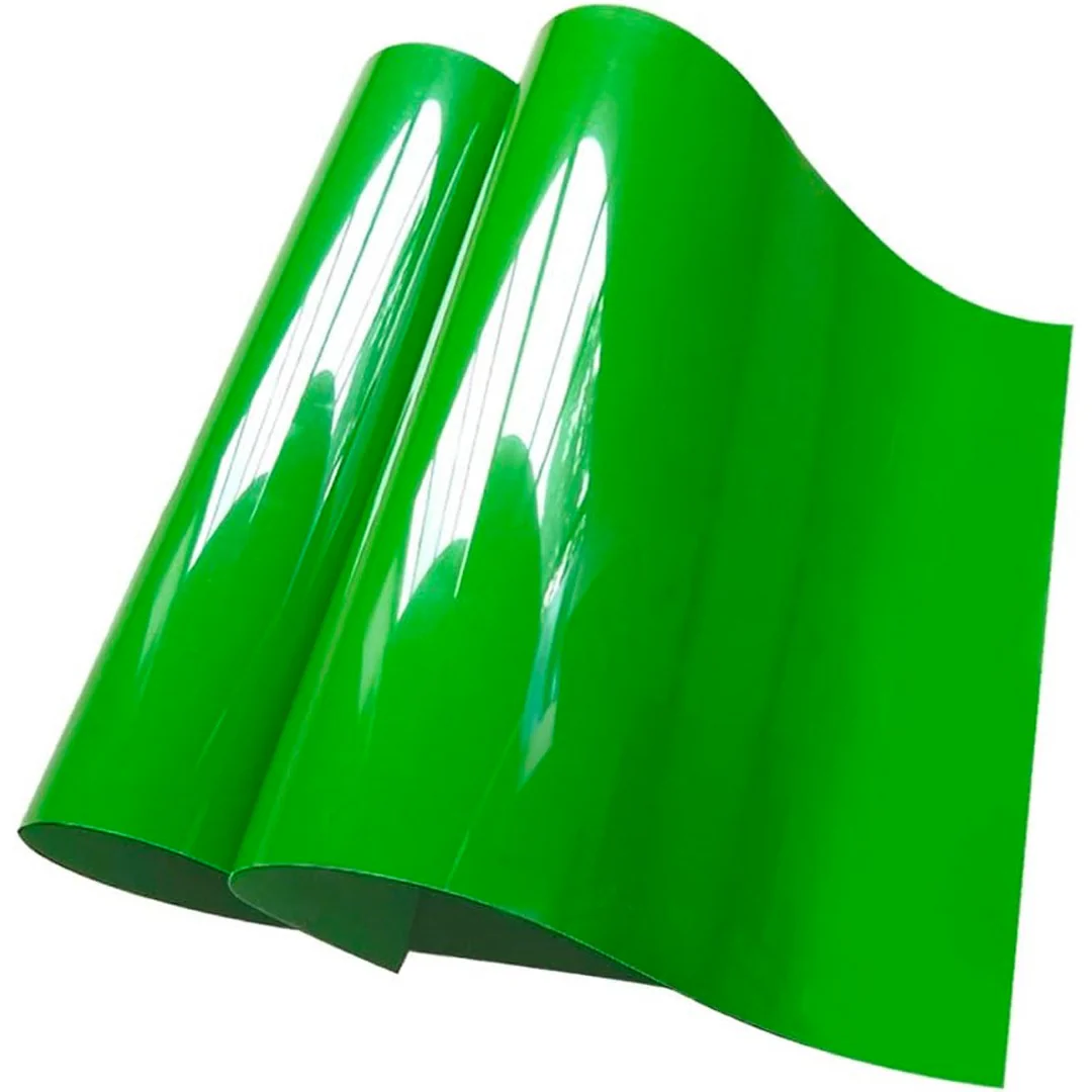 Light Green PVC Heat Transfer Vinyl Sticker Roll – 50cm x 1m - Image 5
