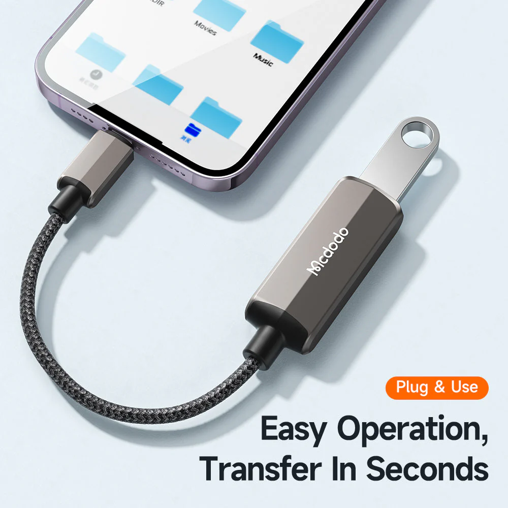 Mcdodo CA-269 2 in 1 USB Lightning OTG 3.0 Converter Adapter - Image 4