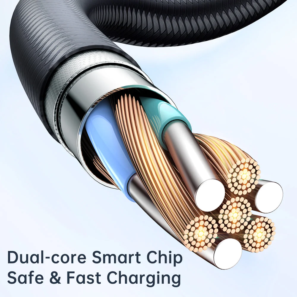 Mcdodo CA-314 Auto Power Off Lightning Transparent Data Cable 1.2m - Image 8