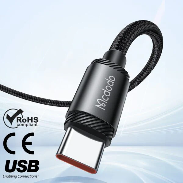 Mcdodo CA-3680 240W Type-C to Type-C Data Cable – 1.2m - Image 2