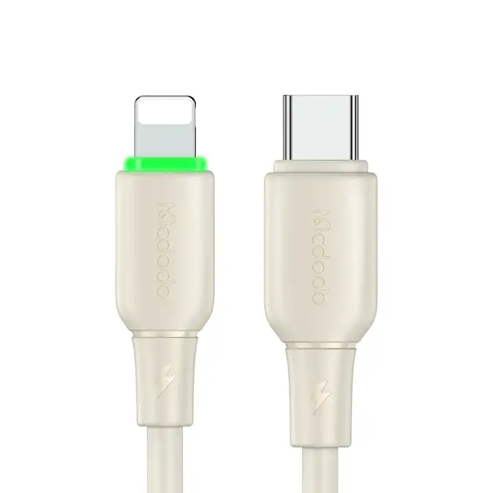 Mcdodo CA-476 65W Liquid Silicone + LED Series – Type-C to Lightning / 1.2m - Image 2