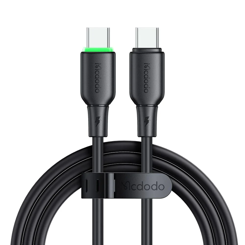 Mcdodo CA-477 65W Liquid Silicone + LED Series – Type-C to Type-C / 1.2m - Image 2