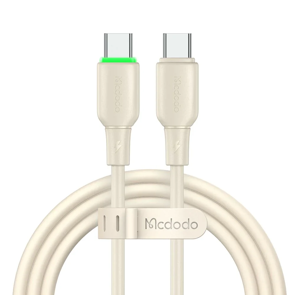 Mcdodo CA-477 65W Liquid Silicone + LED Series – Type-C to Type-C / 1.2m - Image 3