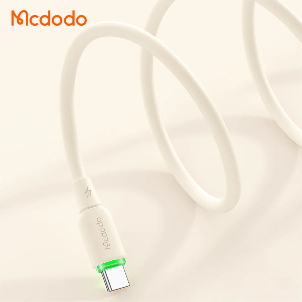 Mcdodo CA-477 65W Liquid Silicone + LED Series – Type-C to Type-C / 1.2m - Image 6