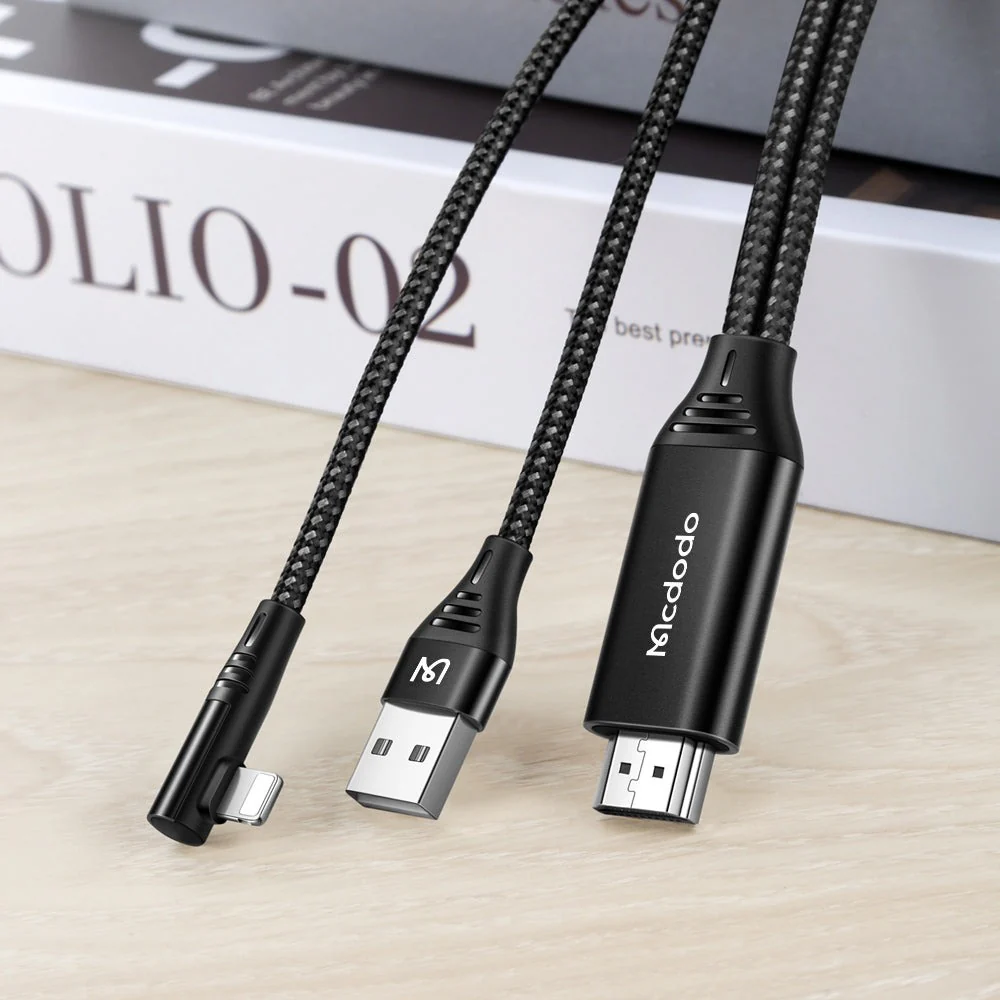 Mcdodo CA-640 Lightning to HDMI Cable 2m - Image 4