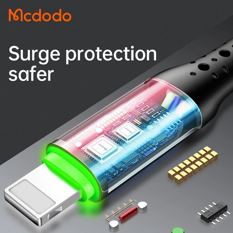 Mcdodo CA-741 Nest Series Auto Power Off Lightning Cable – 1.2m - Image 5