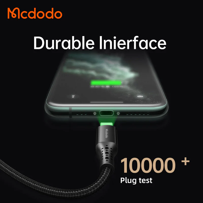Mcdodo CA-741 Nest Series Auto Power Off Lightning Cable – 1.8m - Image 6