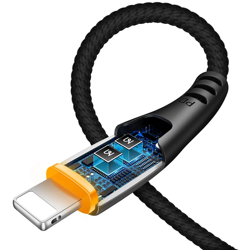 Mcdodo CA-765 Porsche Series PD Type-C to Lightning Cable with LED – 1.2m - Image 7