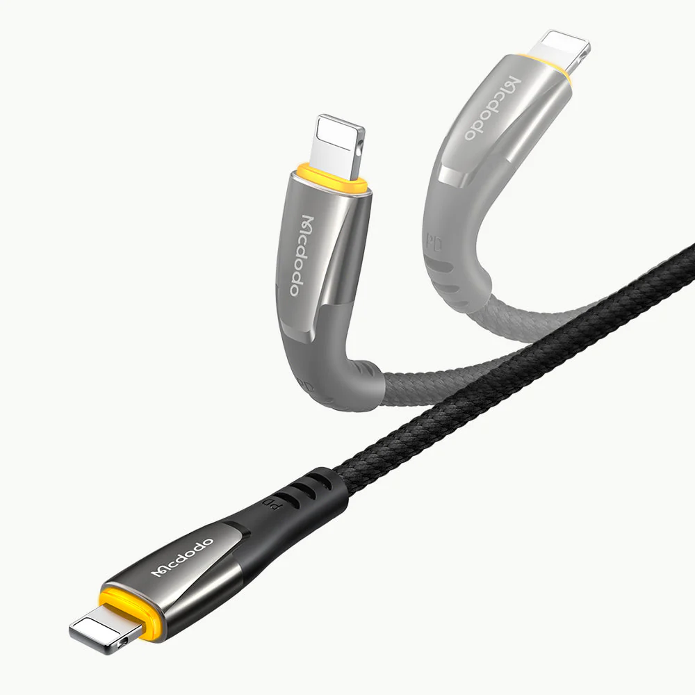 Mcdodo CA-765 Porsche Series PD Type-C to Lightning Cable with LED – 1.2m - Image 8