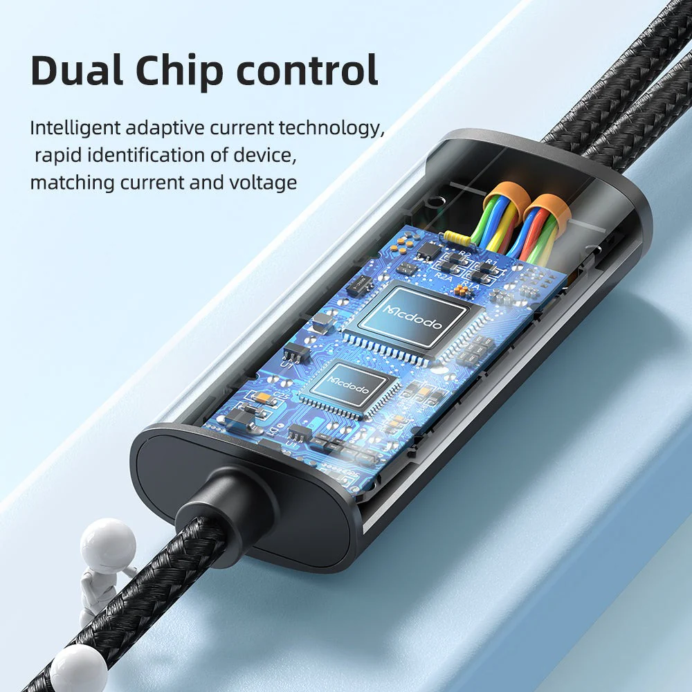 Mcdodo CA-878 2 in 1 Type C to Type C and Lightning Cable 1.2m - Image 2