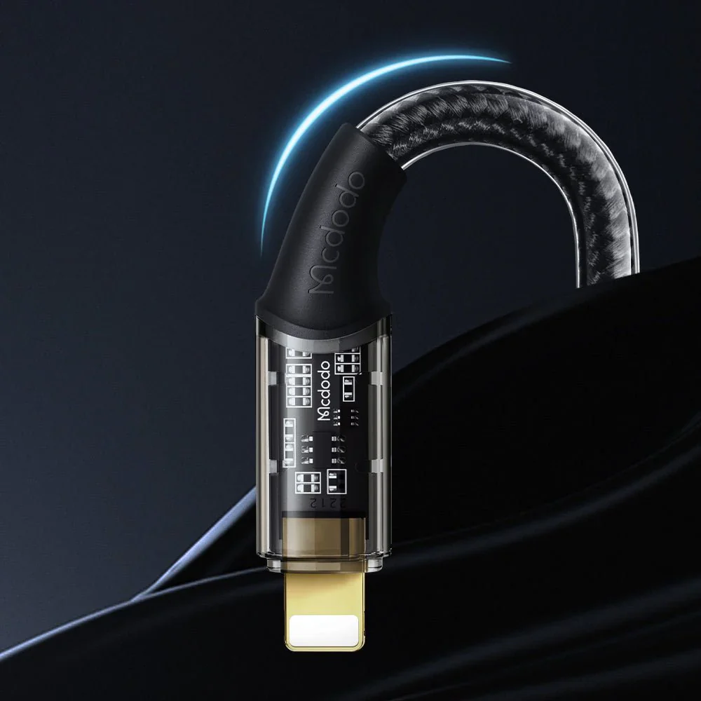 Mcdodo CA159 1.2M 36W PD to Lightning Transparent Cable - Image 5