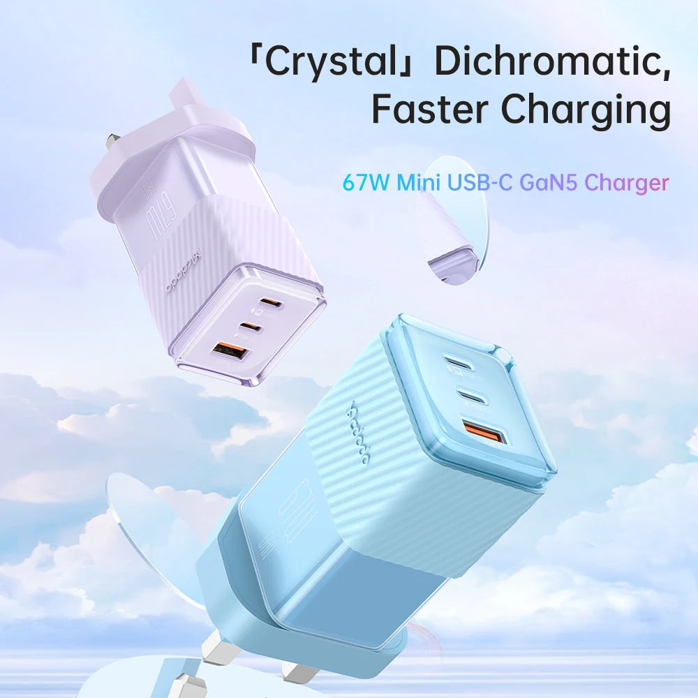 Mcdodo CH-149 67W Dichromatic GaN 5 Mini Fast Charger (UK plug) - Image 7