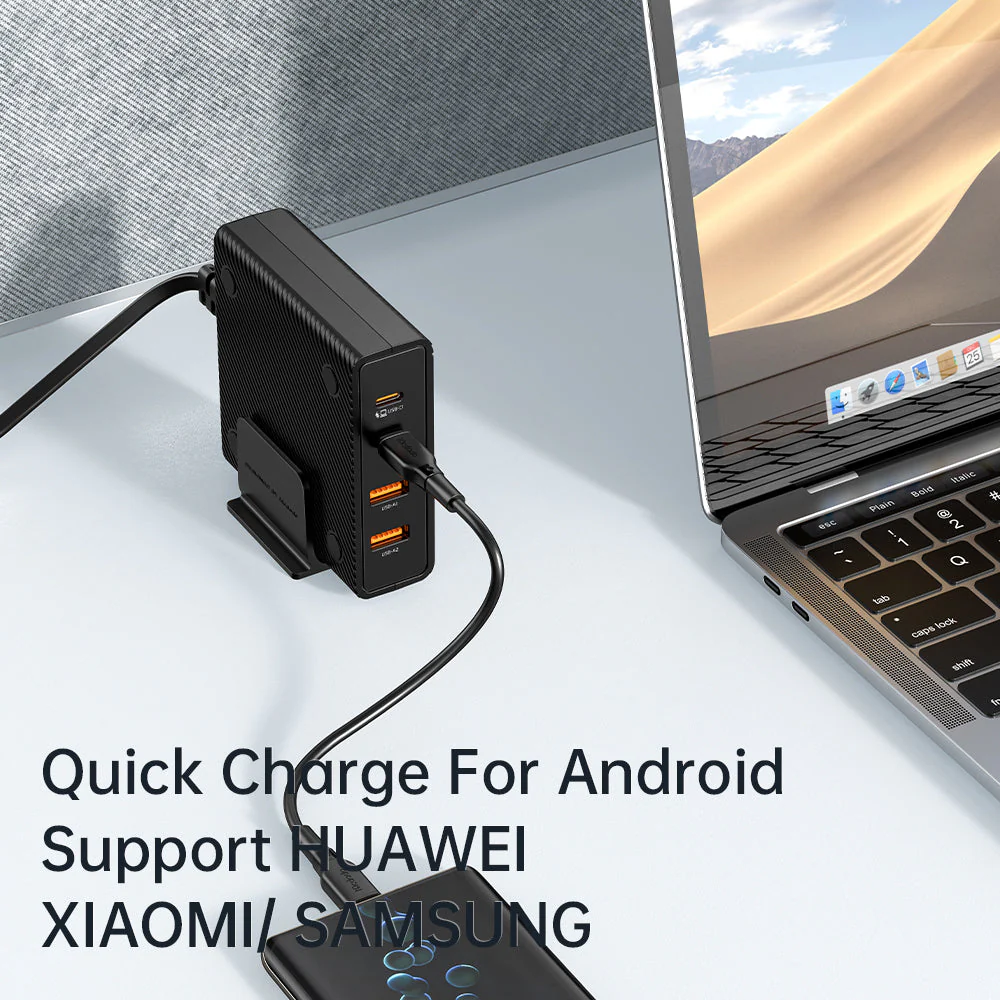 Mcdodo CH-180 Hyperspace Series 100W 4-Port PD Quick Charging Station (UK Plug) - Image 5