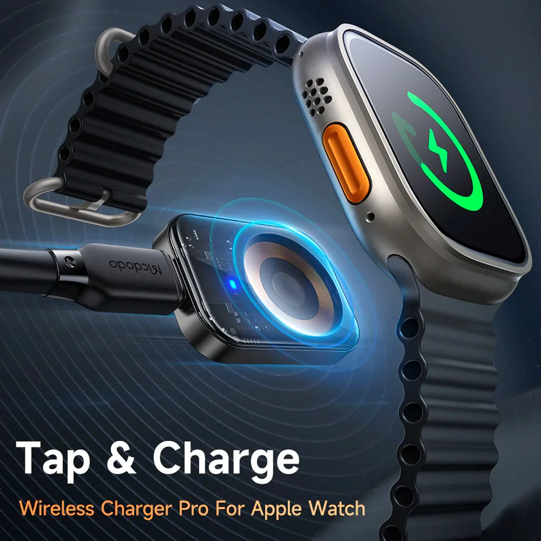 Mcdodo CH-2061 Portable Transparent Wireless Charger for Apple Watch - Image 3