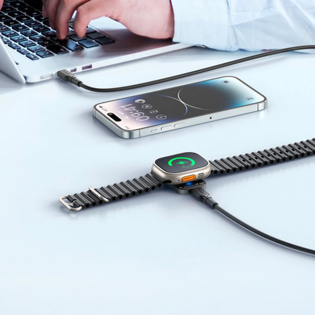 Mcdodo CH-2061 Portable Transparent Wireless Charger for Apple Watch - Image 5
