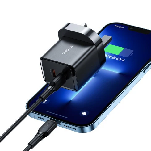 Mcdodo CH-248 Lithium Series 40W Dual Type C PD Fast Charger (UK Plug) - Image 3