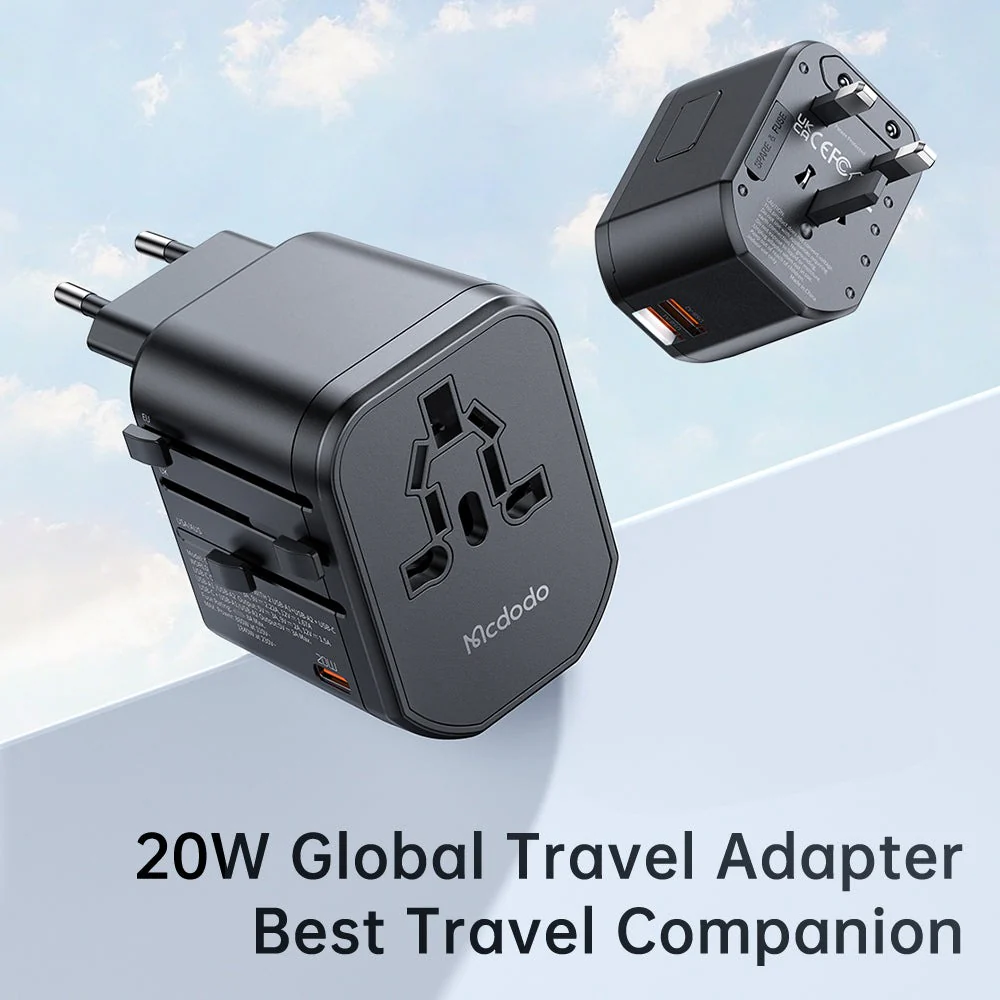 Mcdodo CP-3471 20W PD Fast Charging Universal Travel Adapter - Image 2