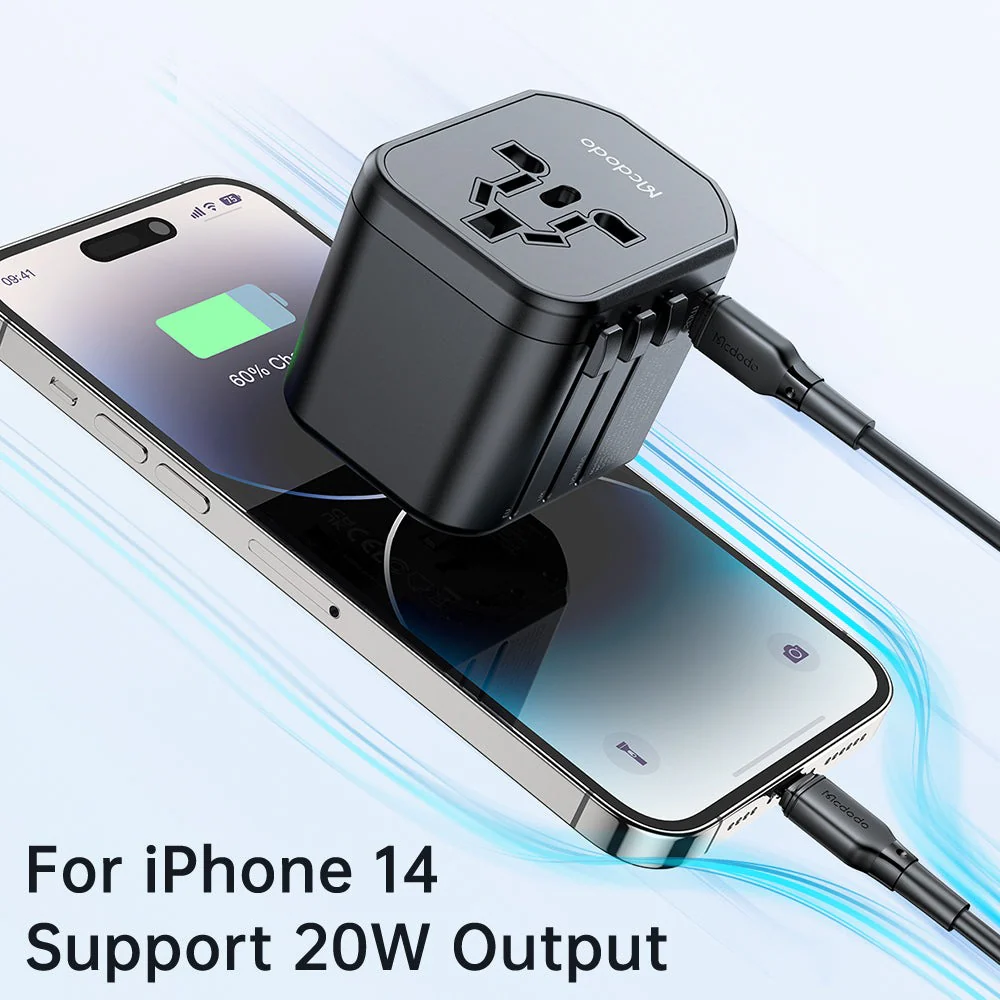 Mcdodo CP-3471 20W PD Fast Charging Universal Travel Adapter - Image 3