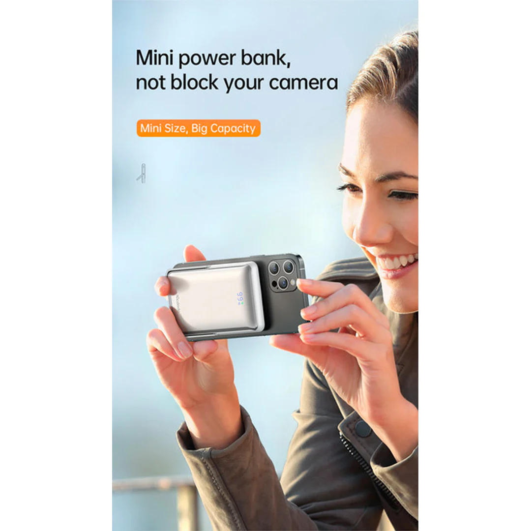 Mcdodo GoPower MC-069 20W PD 10000mAh Magnetic Powerbank with Digital Display - Image 7