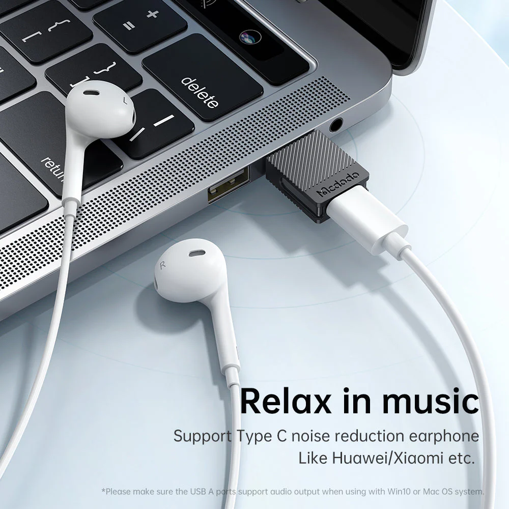 Mcdodo OT-6970 OTG Converter - USB-C To USB-A / Black - Image 6