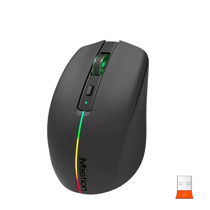 Meetion BTM002 2.4GHz & Bluetooth Dual Mode Mouse / Black - Image 3