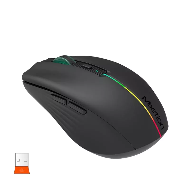 Meetion BTM002 2.4GHz & Bluetooth Dual Mode Mouse / Black - Image 8