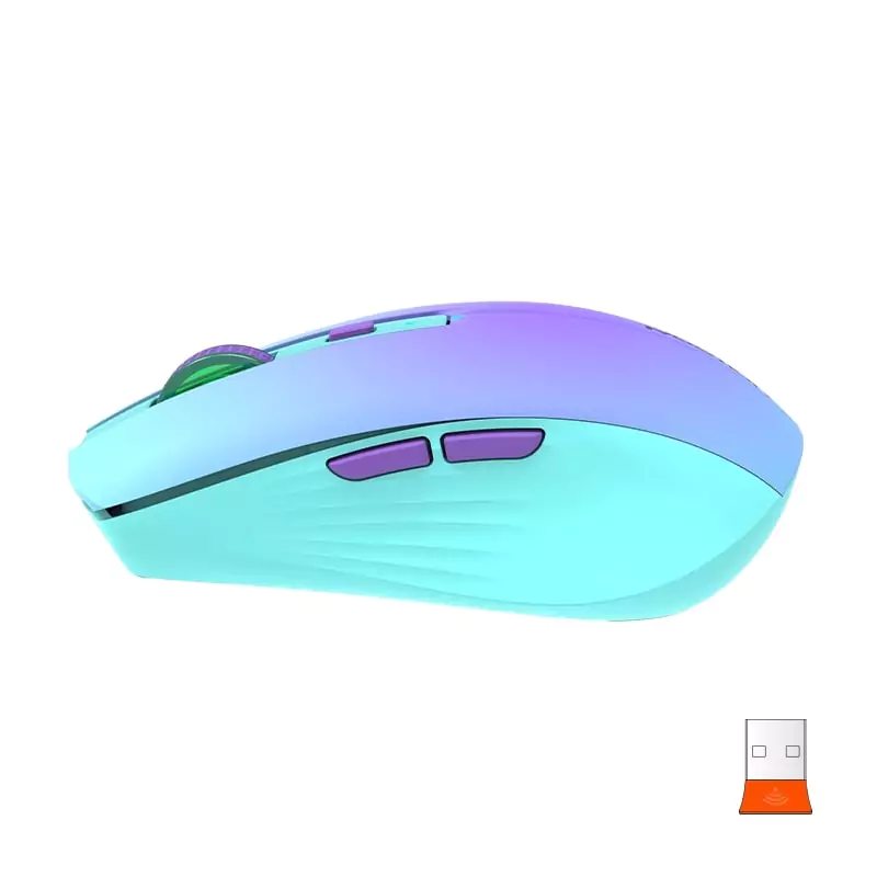 Meetion BTM002 2.4GHz & Bluetooth Dual Mode Mouse / Purple - Image 7