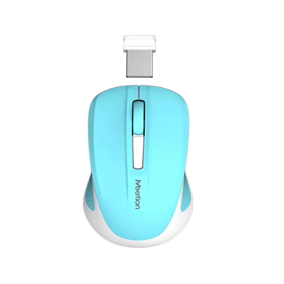 Meetion MiniGo BT Dual-Mode Bluetooth Wireless Mouse - Blue - Image 6