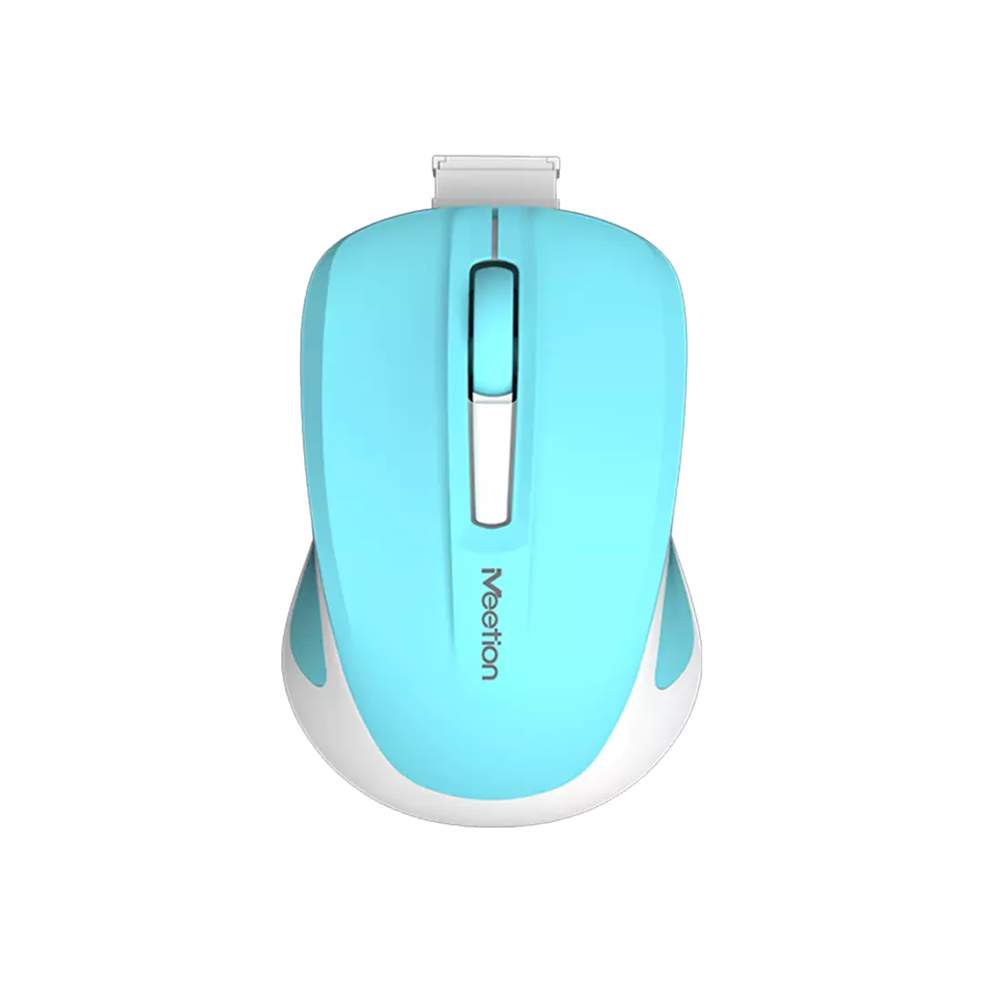 Meetion MiniGo BT Dual-Mode Bluetooth Wireless Mouse - Blue - Image 9